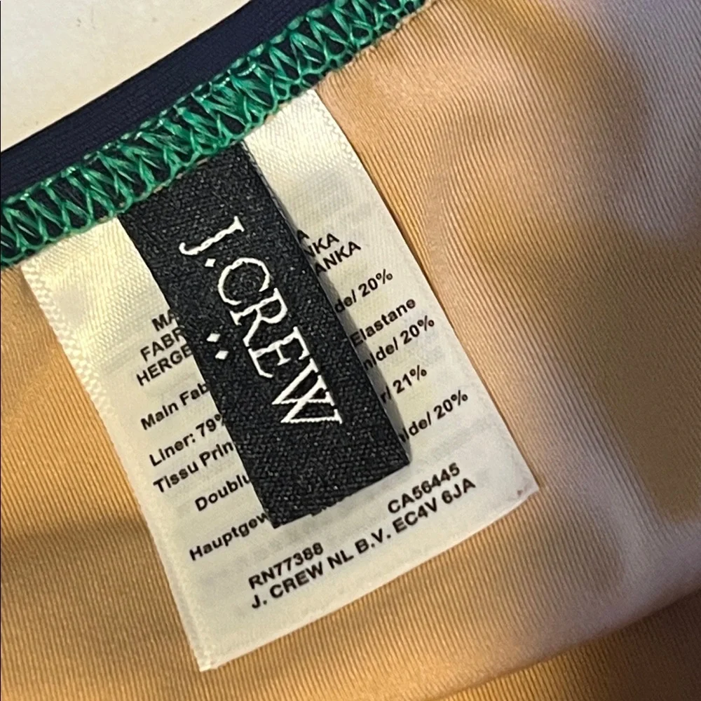 J.Crew tie-front one-piece swimsuit Color Block Vacation, Beach Size XL